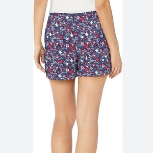 COLUMBIA Sandy River II Navy Floral Elastic-Waist Women’s with pockets shorts